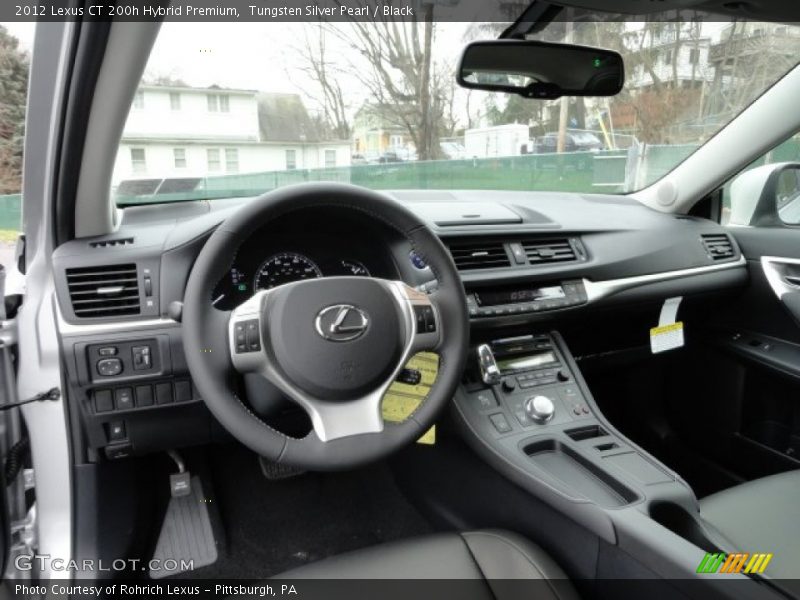 Dashboard of 2012 CT 200h Hybrid Premium