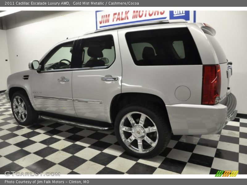 Gold Mist Metallic / Cashmere/Cocoa 2011 Cadillac Escalade Luxury AWD