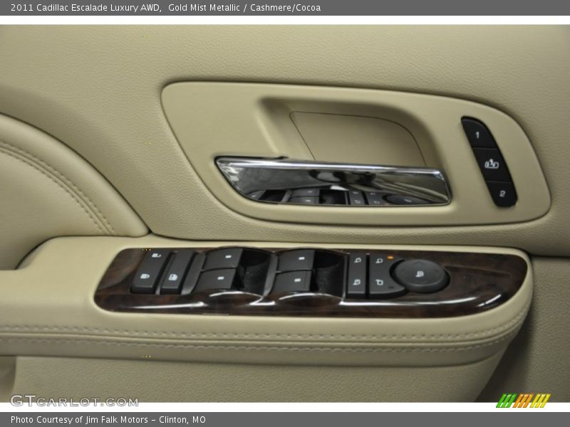 Gold Mist Metallic / Cashmere/Cocoa 2011 Cadillac Escalade Luxury AWD
