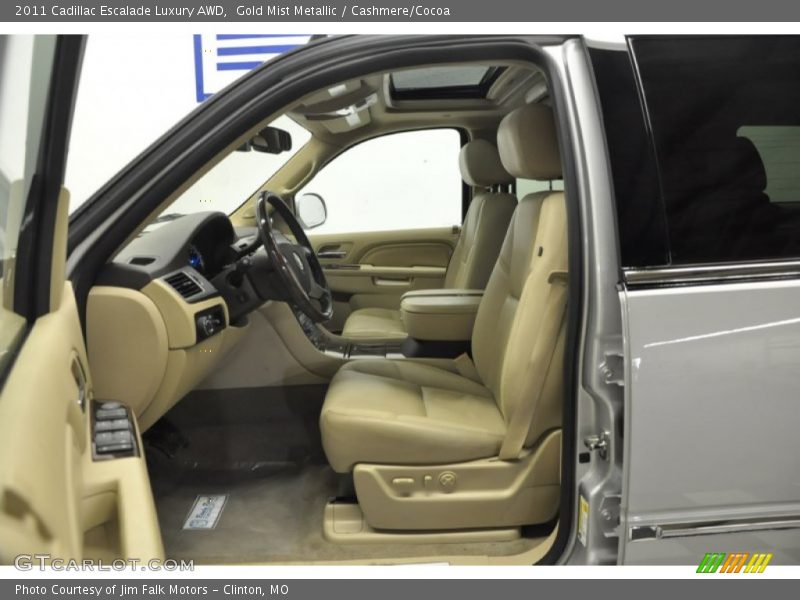 Gold Mist Metallic / Cashmere/Cocoa 2011 Cadillac Escalade Luxury AWD
