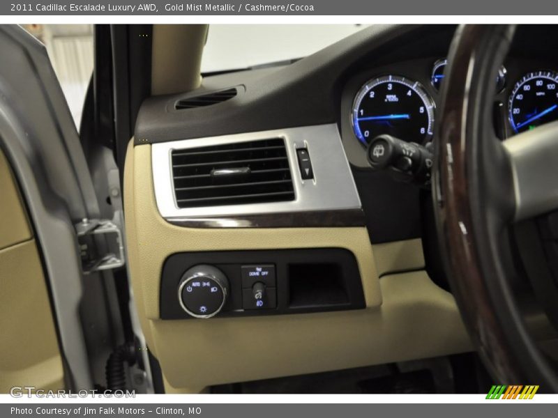 Gold Mist Metallic / Cashmere/Cocoa 2011 Cadillac Escalade Luxury AWD