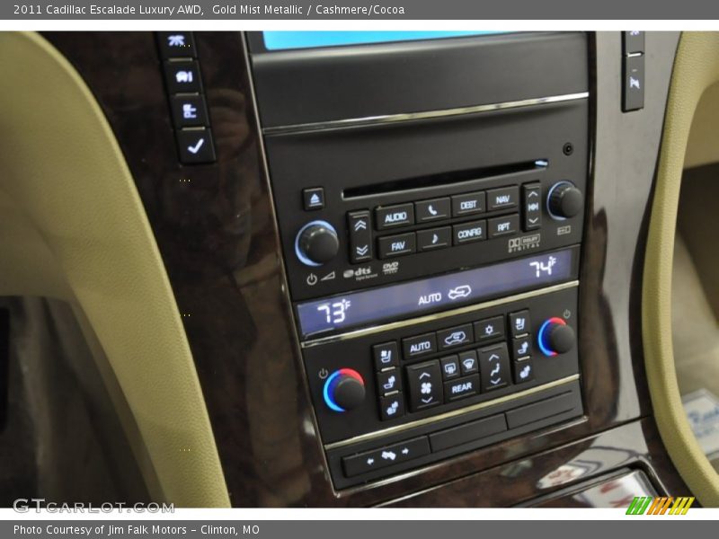 Gold Mist Metallic / Cashmere/Cocoa 2011 Cadillac Escalade Luxury AWD