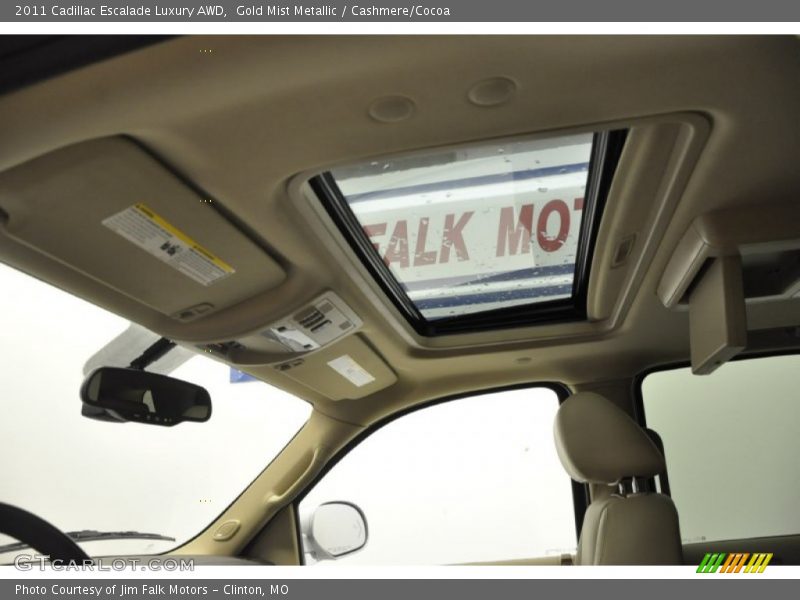 Gold Mist Metallic / Cashmere/Cocoa 2011 Cadillac Escalade Luxury AWD