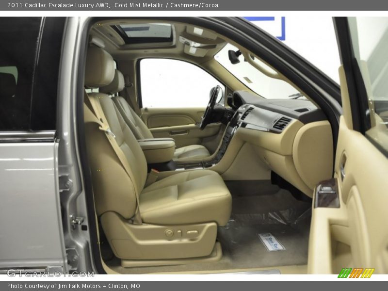 Gold Mist Metallic / Cashmere/Cocoa 2011 Cadillac Escalade Luxury AWD