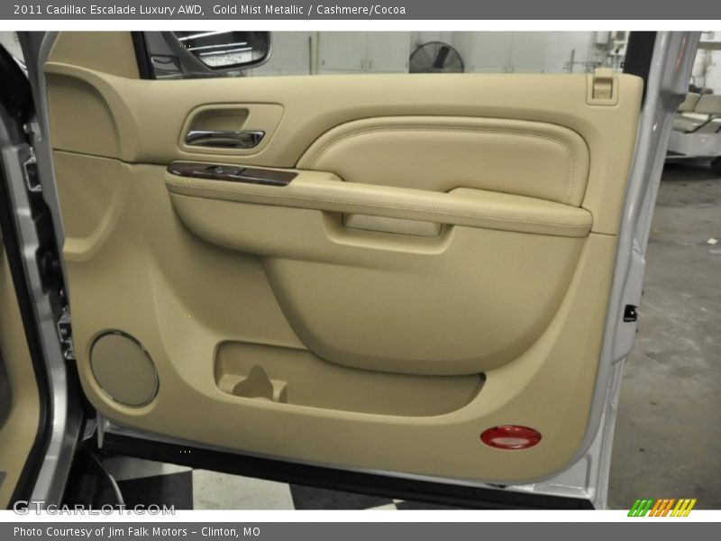 Gold Mist Metallic / Cashmere/Cocoa 2011 Cadillac Escalade Luxury AWD