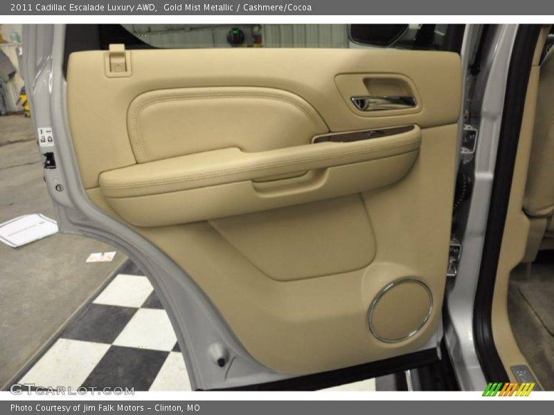Gold Mist Metallic / Cashmere/Cocoa 2011 Cadillac Escalade Luxury AWD