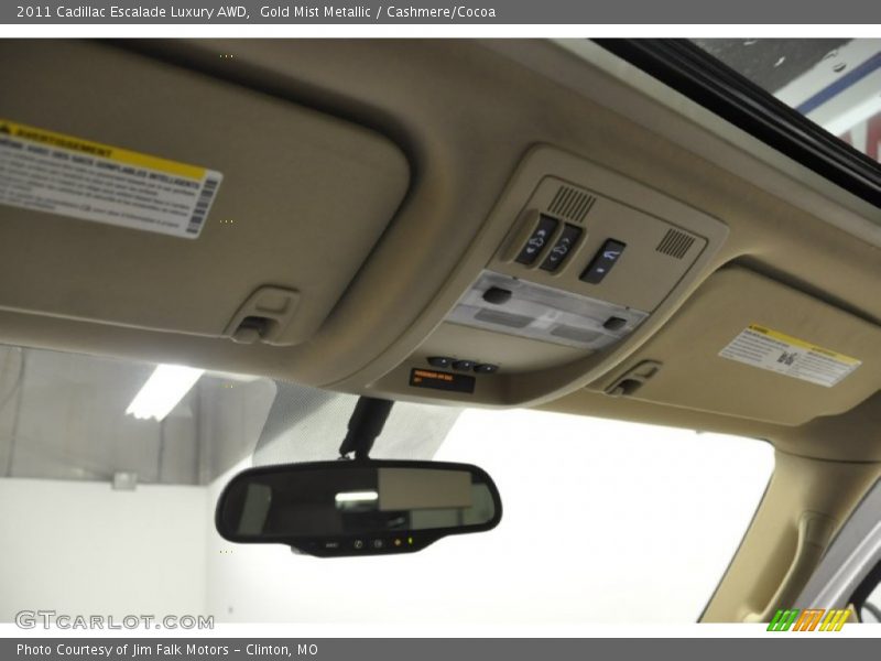 Gold Mist Metallic / Cashmere/Cocoa 2011 Cadillac Escalade Luxury AWD