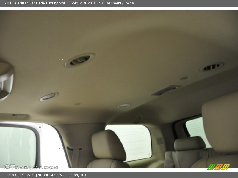 Gold Mist Metallic / Cashmere/Cocoa 2011 Cadillac Escalade Luxury AWD