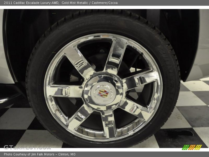 Gold Mist Metallic / Cashmere/Cocoa 2011 Cadillac Escalade Luxury AWD