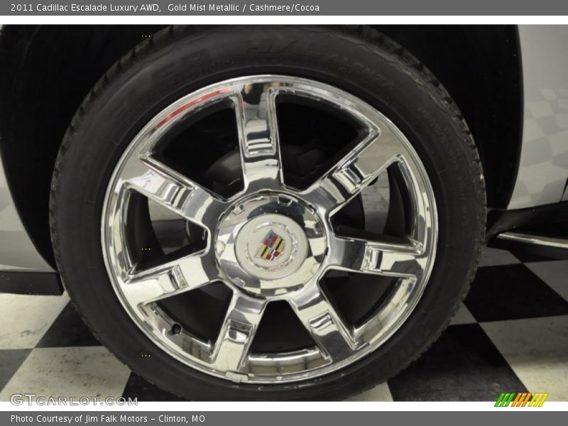 Gold Mist Metallic / Cashmere/Cocoa 2011 Cadillac Escalade Luxury AWD