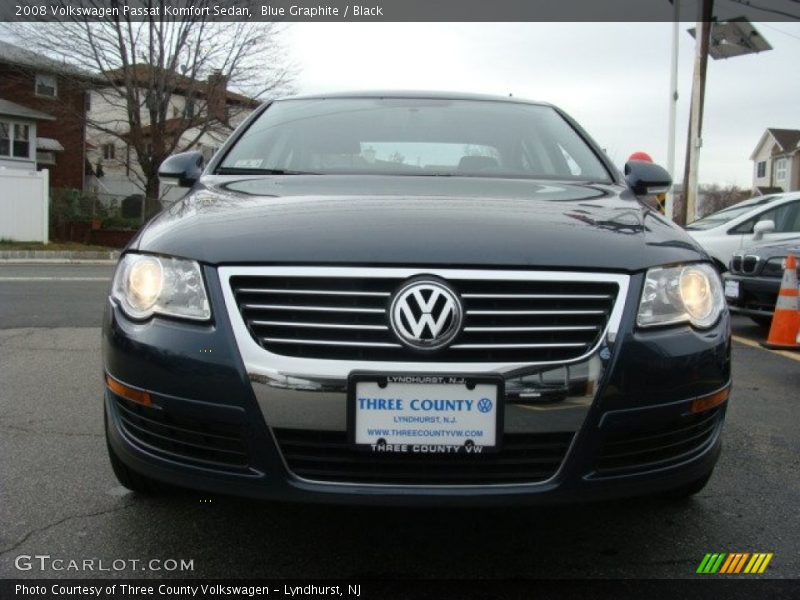 Blue Graphite / Black 2008 Volkswagen Passat Komfort Sedan
