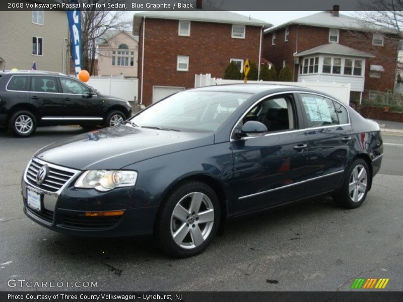 Blue Graphite / Black 2008 Volkswagen Passat Komfort Sedan