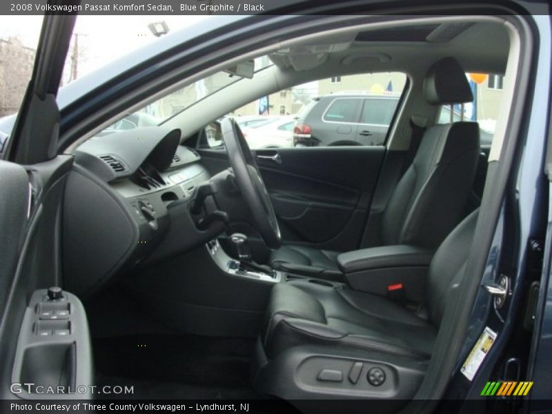 Blue Graphite / Black 2008 Volkswagen Passat Komfort Sedan