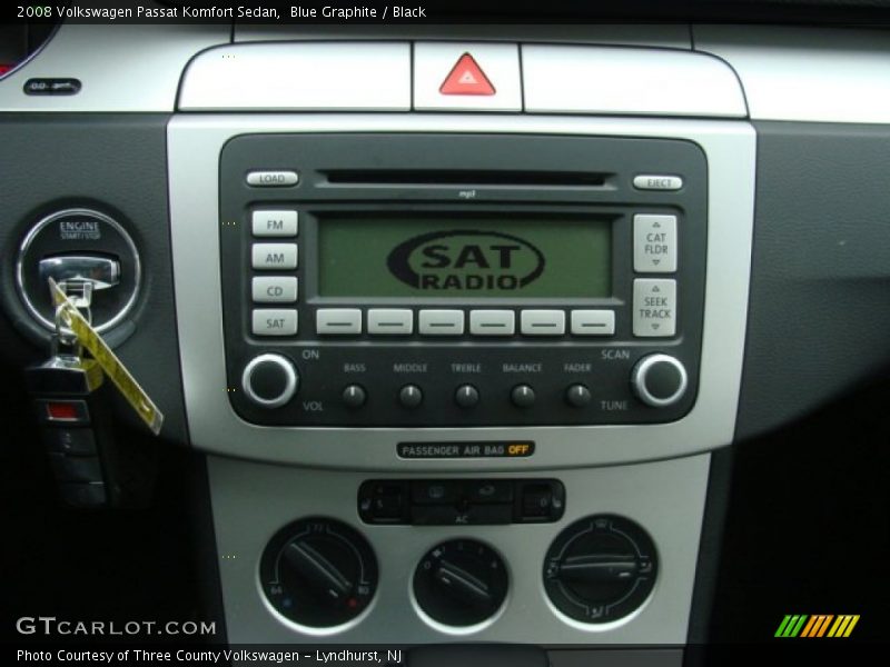 Blue Graphite / Black 2008 Volkswagen Passat Komfort Sedan