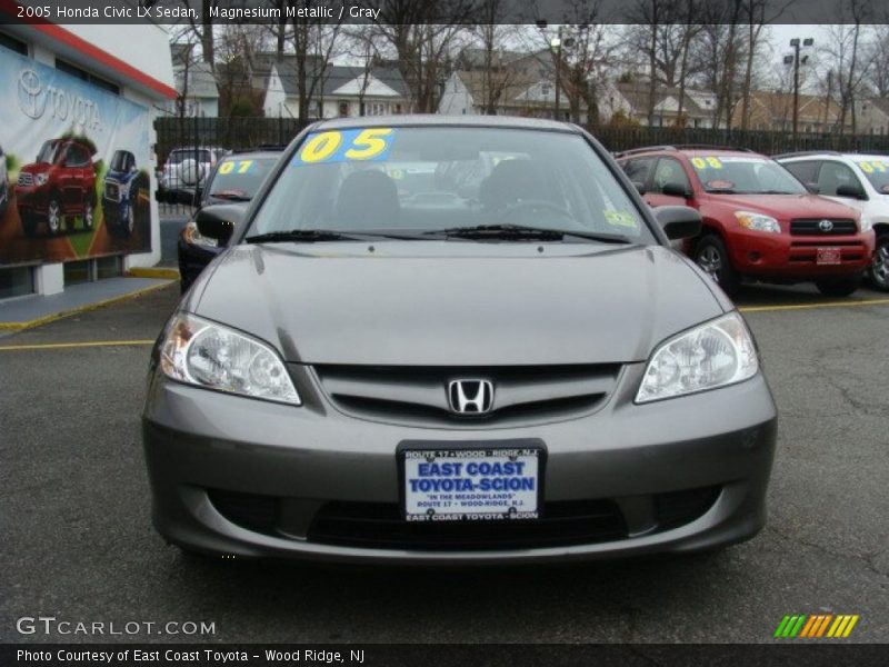 Magnesium Metallic / Gray 2005 Honda Civic LX Sedan