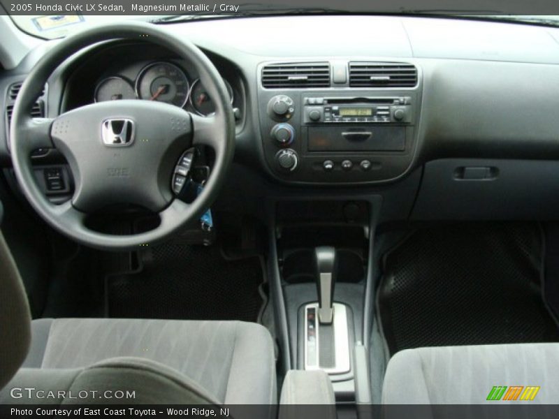 Magnesium Metallic / Gray 2005 Honda Civic LX Sedan
