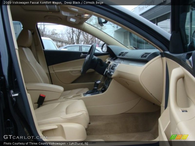 Deep Black / Cornsilk Beige 2009 Volkswagen Passat Komfort Wagon