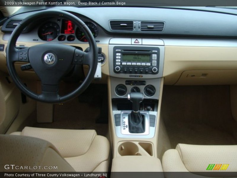 Deep Black / Cornsilk Beige 2009 Volkswagen Passat Komfort Wagon