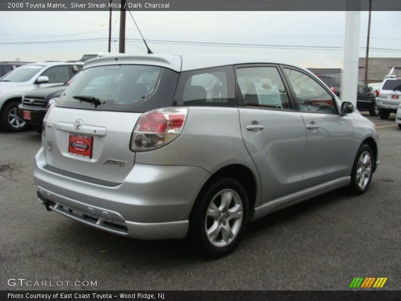 Silver Streak Mica / Dark Charcoal 2008 Toyota Matrix
