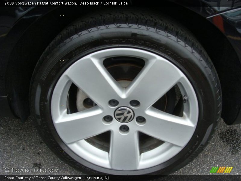 Deep Black / Cornsilk Beige 2009 Volkswagen Passat Komfort Wagon