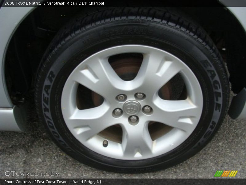 Silver Streak Mica / Dark Charcoal 2008 Toyota Matrix
