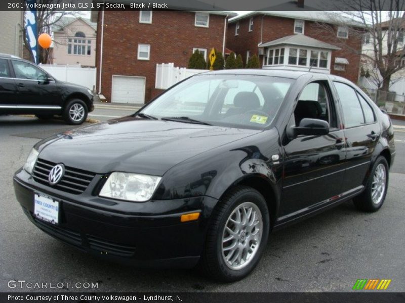 Black / Black 2001 Volkswagen Jetta GLS 1.8T Sedan