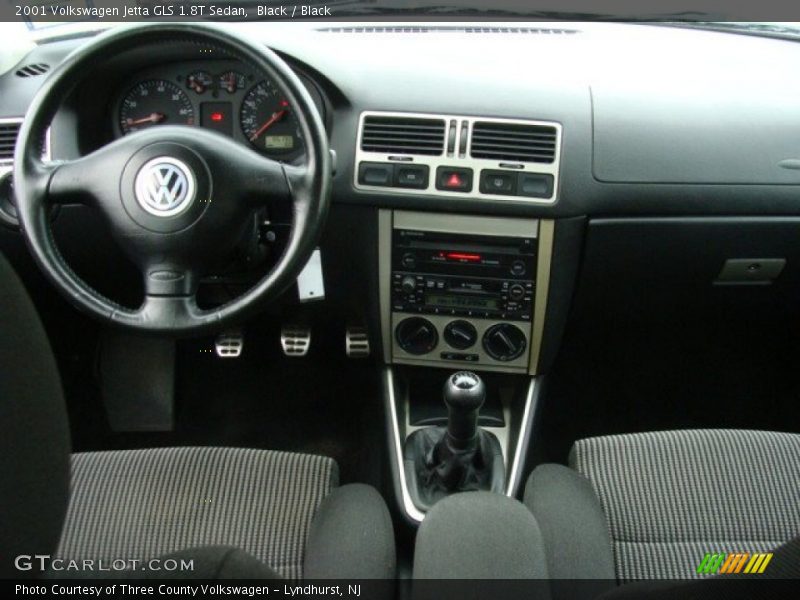 Black / Black 2001 Volkswagen Jetta GLS 1.8T Sedan