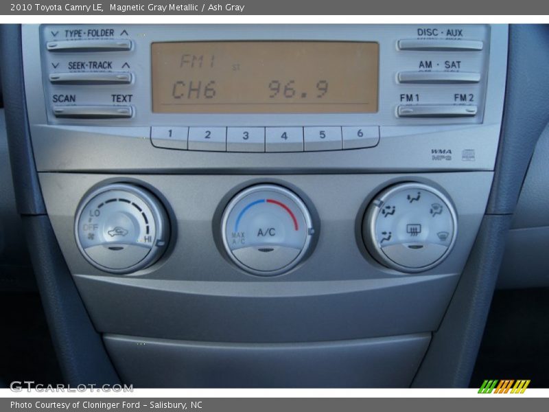 Magnetic Gray Metallic / Ash Gray 2010 Toyota Camry LE