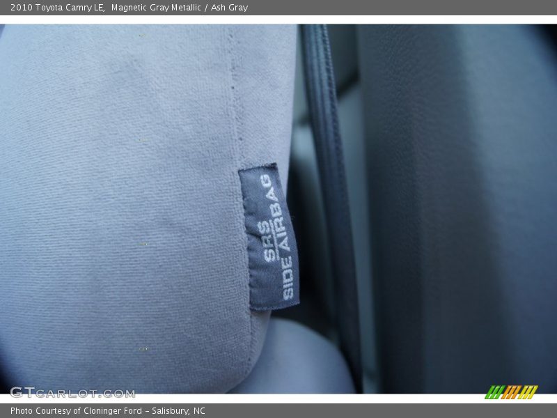 Magnetic Gray Metallic / Ash Gray 2010 Toyota Camry LE