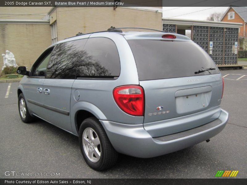 Butane Blue Pearl / Medium Slate Gray 2005 Dodge Caravan SXT