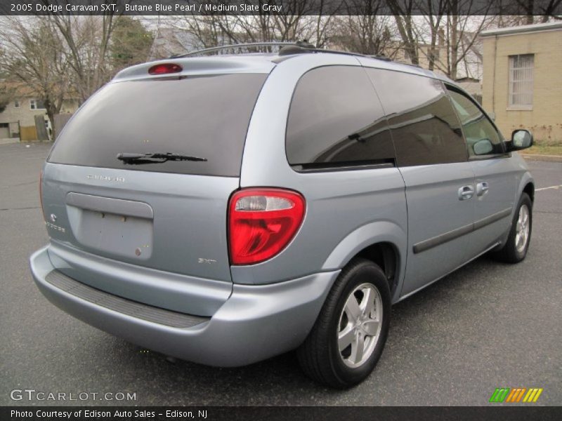 Butane Blue Pearl / Medium Slate Gray 2005 Dodge Caravan SXT