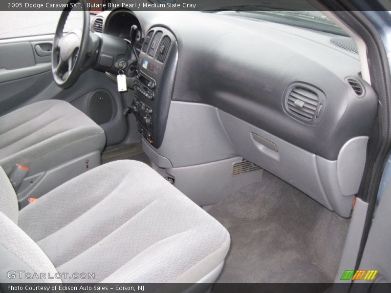 Butane Blue Pearl / Medium Slate Gray 2005 Dodge Caravan SXT