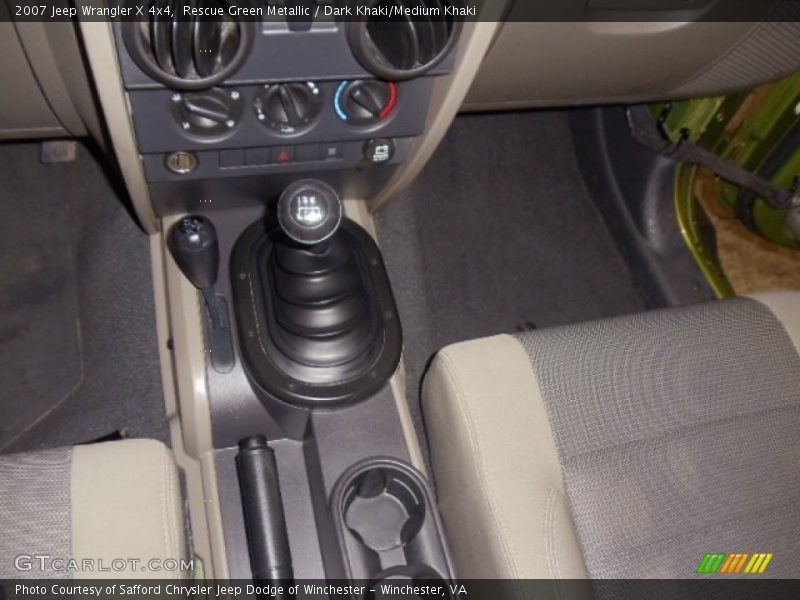  2007 Wrangler X 4x4 4 Speed Automatic Shifter