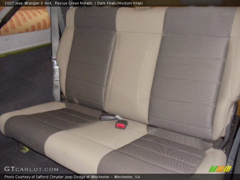  2007 Wrangler X 4x4 Dark Khaki/Medium Khaki Interior