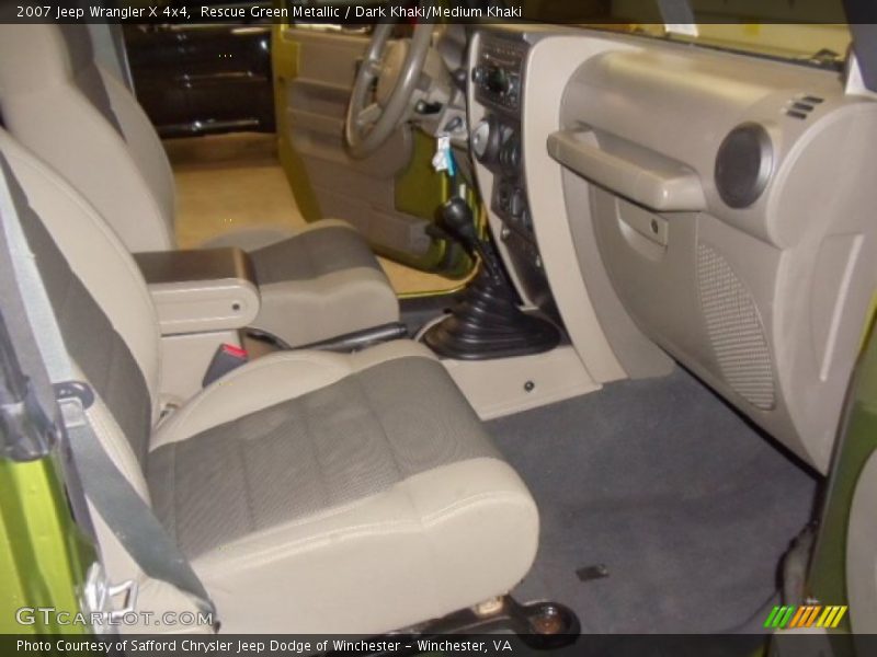  2007 Wrangler X 4x4 Dark Khaki/Medium Khaki Interior