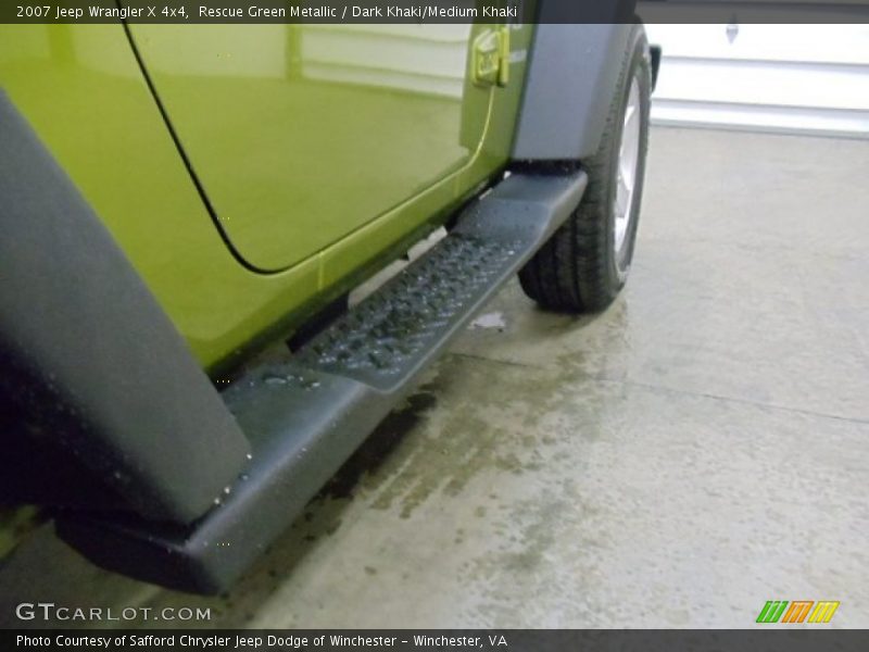 Rescue Green Metallic / Dark Khaki/Medium Khaki 2007 Jeep Wrangler X 4x4