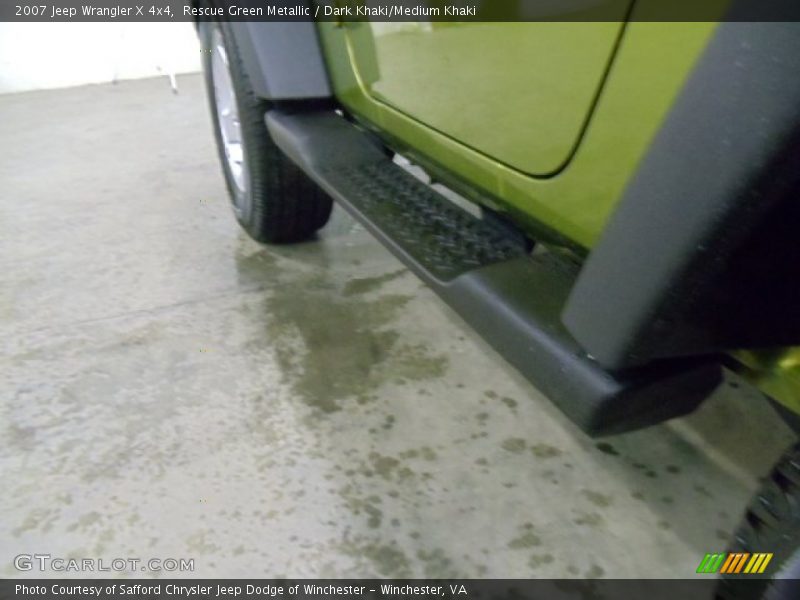 Rescue Green Metallic / Dark Khaki/Medium Khaki 2007 Jeep Wrangler X 4x4