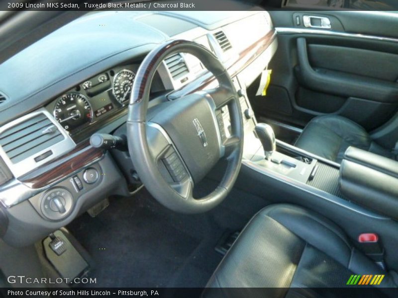 Tuxedo Black Metallic / Charcoal Black 2009 Lincoln MKS Sedan