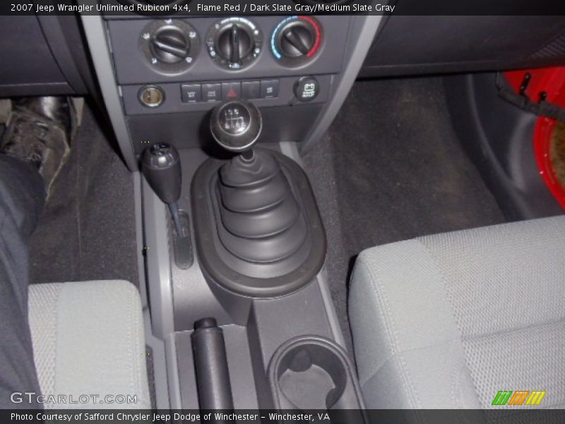Flame Red / Dark Slate Gray/Medium Slate Gray 2007 Jeep Wrangler Unlimited Rubicon 4x4