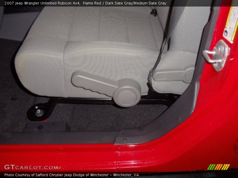 Flame Red / Dark Slate Gray/Medium Slate Gray 2007 Jeep Wrangler Unlimited Rubicon 4x4
