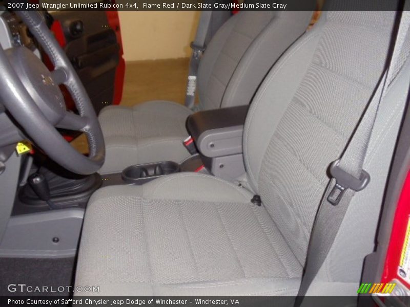 Flame Red / Dark Slate Gray/Medium Slate Gray 2007 Jeep Wrangler Unlimited Rubicon 4x4