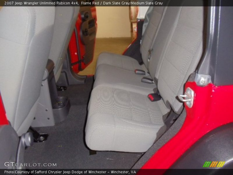 Flame Red / Dark Slate Gray/Medium Slate Gray 2007 Jeep Wrangler Unlimited Rubicon 4x4