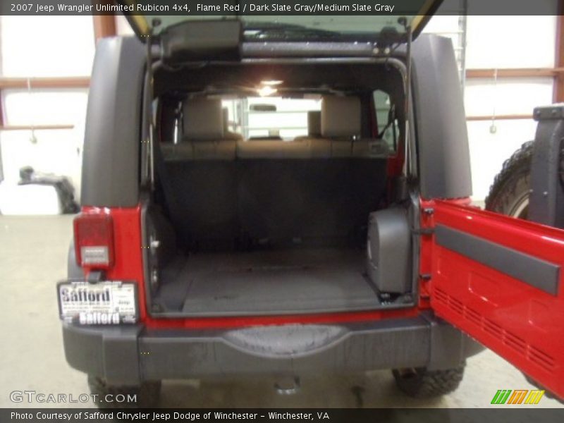Flame Red / Dark Slate Gray/Medium Slate Gray 2007 Jeep Wrangler Unlimited Rubicon 4x4