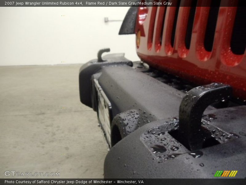 Flame Red / Dark Slate Gray/Medium Slate Gray 2007 Jeep Wrangler Unlimited Rubicon 4x4