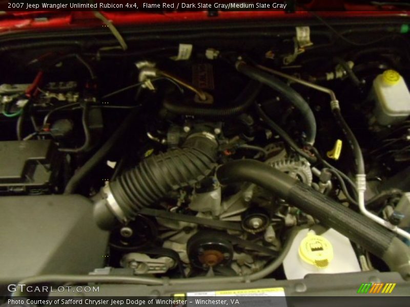 Flame Red / Dark Slate Gray/Medium Slate Gray 2007 Jeep Wrangler Unlimited Rubicon 4x4