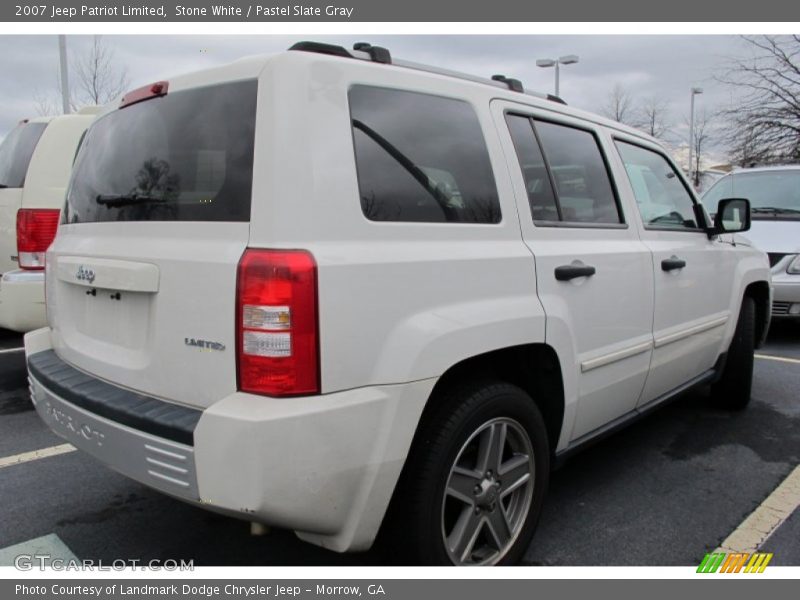 Stone White / Pastel Slate Gray 2007 Jeep Patriot Limited