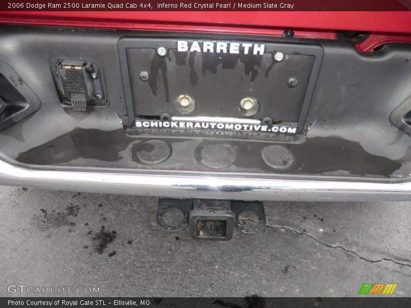 Inferno Red Crystal Pearl / Medium Slate Gray 2006 Dodge Ram 2500 Laramie Quad Cab 4x4