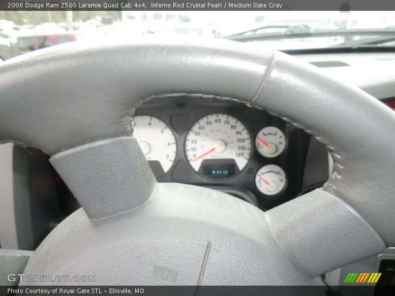 Inferno Red Crystal Pearl / Medium Slate Gray 2006 Dodge Ram 2500 Laramie Quad Cab 4x4