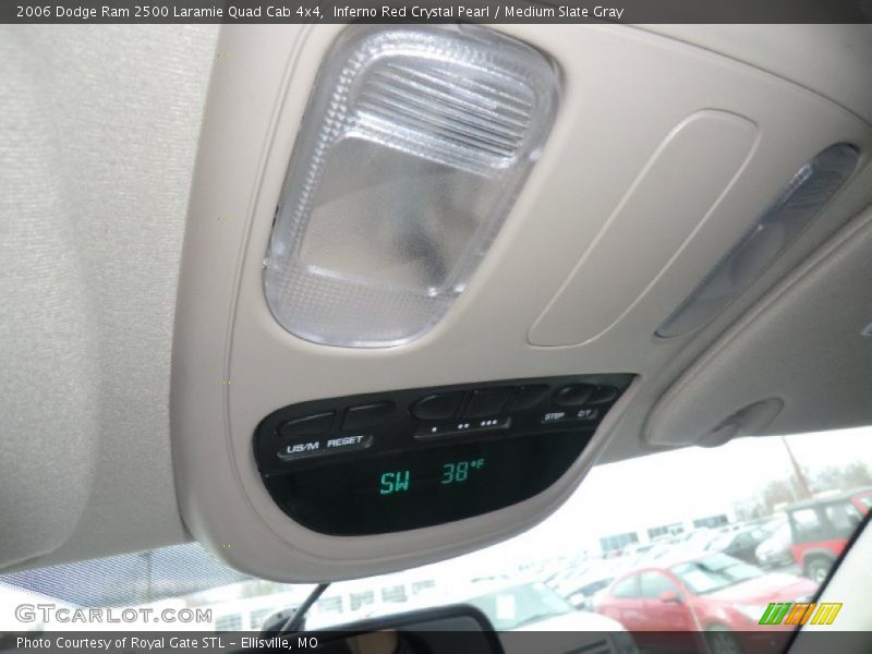 Inferno Red Crystal Pearl / Medium Slate Gray 2006 Dodge Ram 2500 Laramie Quad Cab 4x4