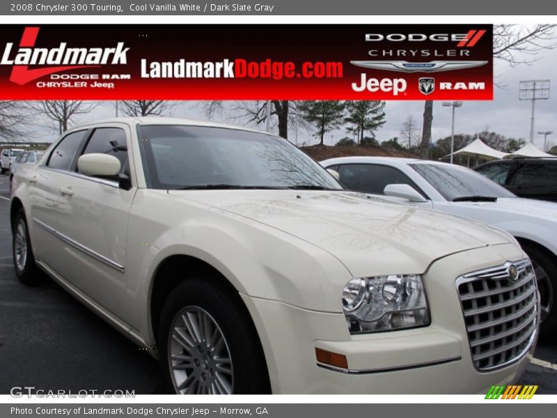 Cool Vanilla White / Dark Slate Gray 2008 Chrysler 300 Touring